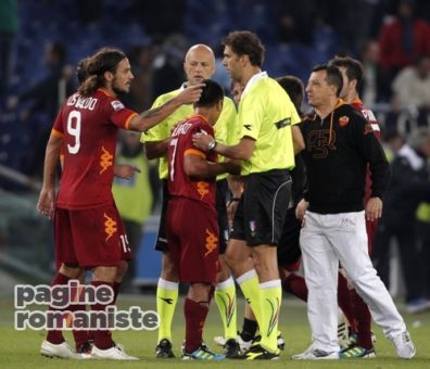 Lazio-Roma 2-1 arbitro Tagliavento PR