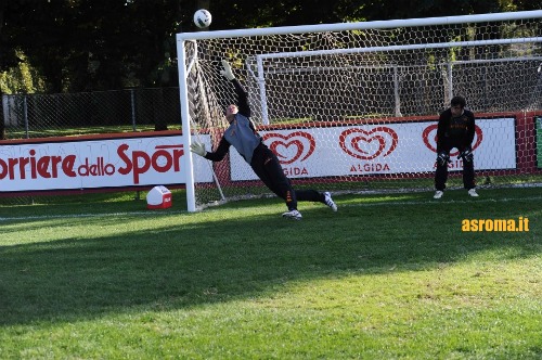 Maarten Stekelenburg allenamenti Trigoria 3 asroma