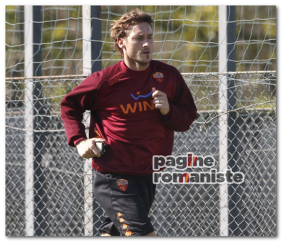 Totti corre Trigoria allenamento P.R
