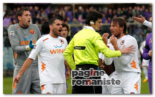 Fiorentina-Roma proteste gruppo Damato PR