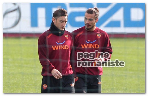 Totti Osvaldo allenamenti P.R.