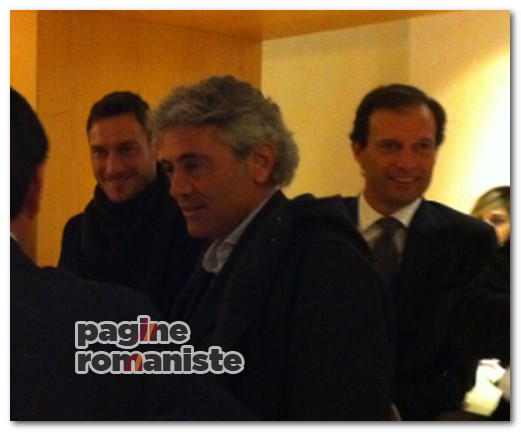 Totti, Baldini, Allegri Hilton Fiumicino PR