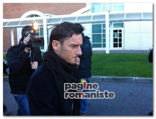 Totti arrivo Hilton PR