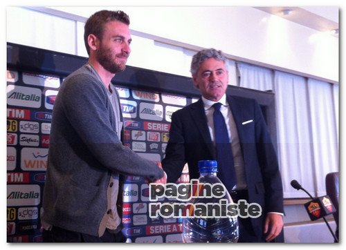 De Rossi Baldini conferenza rinnovo contratto PR