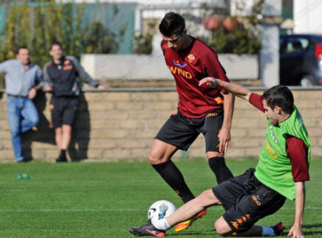 Allenamento Gago Lamela asroma
