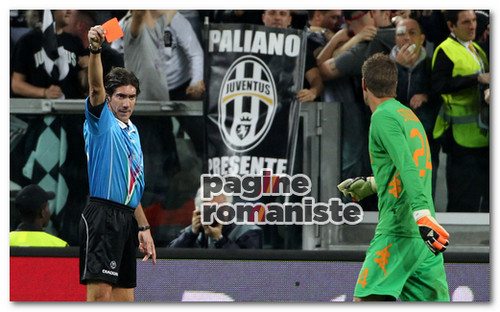 Bergonzi espulsione Stekelenburg Juventus-Roma PR