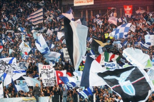 Curva nord Lazio