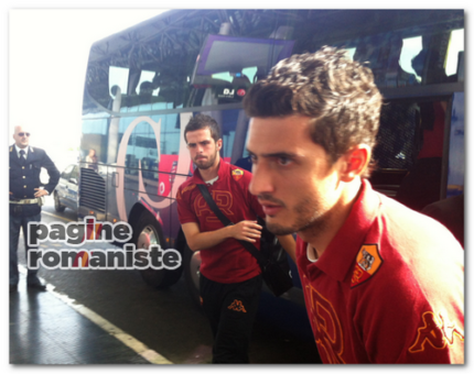 Partenza Roma Pjanic Marquinho P.R