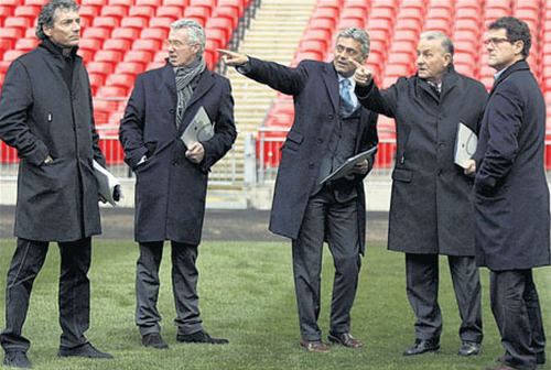 Capello Galbiati Baldini Tancredi Neri Inghilterra