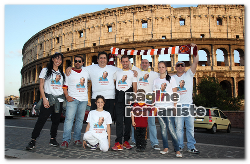 Tifosi striscione Zeman Colosseo PR