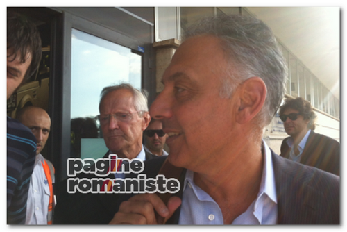 Pallotta arrivo aeroporto Ciampino PR