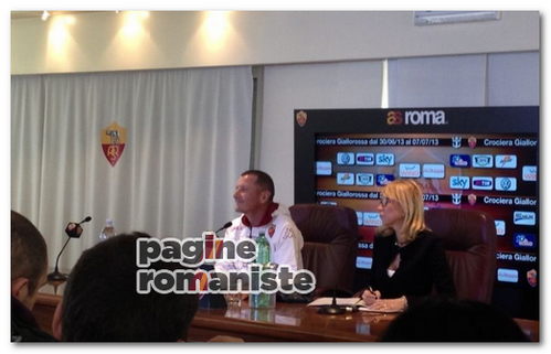 Andreazzoli conferenza Trigoria PR