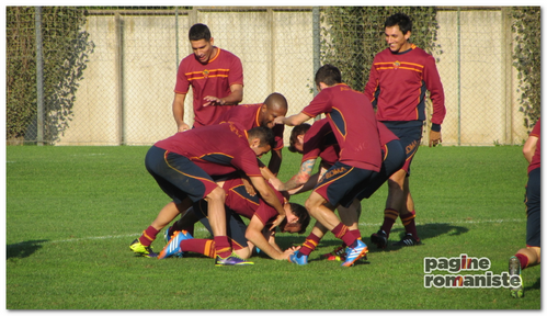 Roma_Esultanza_Trigoria