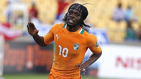 Ivory Coast's Gervinho celebrates his goal against Togo during their African Nations Cup (AFCON 2013) Group D soccer match in Rustenburg