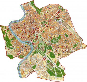 mappa roma