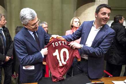 renzi totti