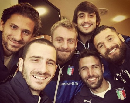 Bonucci_DeRoss_Perin_Sirigu_Candreva_Cerci_foto_Nazionale