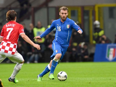 ITALIA  CROAZIA A MILANO 1 A 1 DE ROSSI(tedeschi)