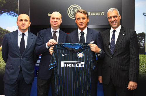 FC Internazionale Unveils New Coach Roberto Mancini