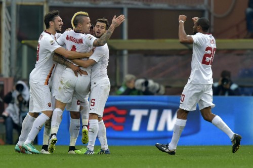 GENOA ROMA ESULTANZA NAINGGOLAN (tedeschi)