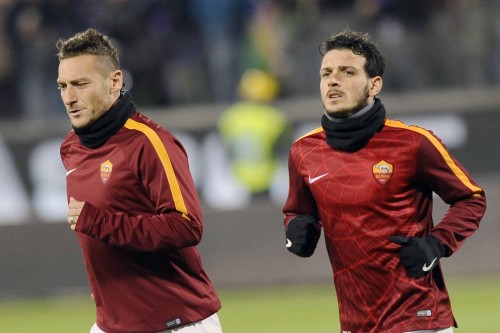 FLORENZI TOTTI  ROMA FIORENTINA