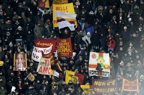TIFO A FIRENZE 2 ROMA FIORENTINA