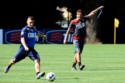 allenamento Nazionale Italiana gioco calcio