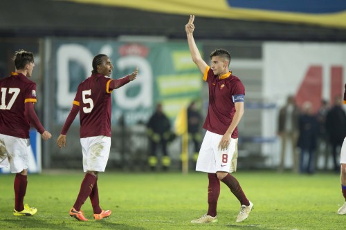 Yout League ROMA IN SEMIFINALE PELLEGRINI DOPO GOL(tedeschi)