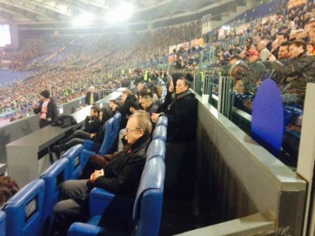 nainggolan tribuna roma fiorentina