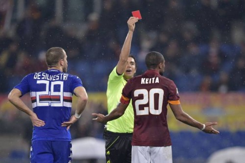 roma-sampdoria_keita-calvarese-rosso