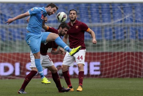 Soccer: serie A, Roma-Napoli