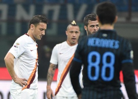 Soccer: serie A, Fc Inter-As Roma