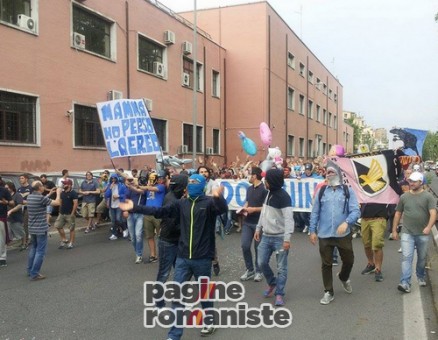 corteo_Ponte_Milvio_Curva_Nord_Roma