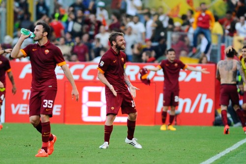 calcio campionato Serie A 2014-2015   derby  Lazio - Roma