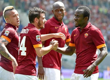 roma-genoa-doumbia-florenzi-nainggolan-ibarbo-esultanza