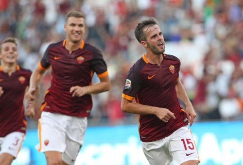 roma-juventus- pjanic dzeko
