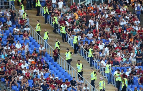 roma-juve-steward curva