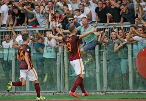 roma-juventus- dzeko pjanic gol