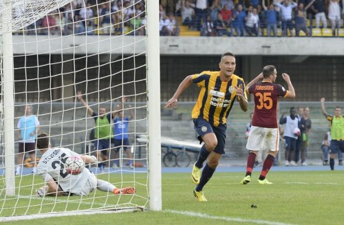 Hellas Verona vs As Roma Calcio Campionato di Serie A 2015-2016