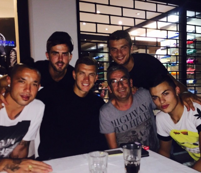 pjanic dzeko nainggolan ljajic