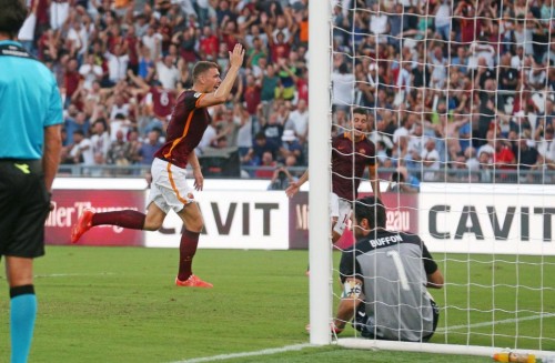 roma-juve- dzeko gol