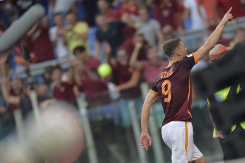 roma-juve-dzeko gol esultanza0
