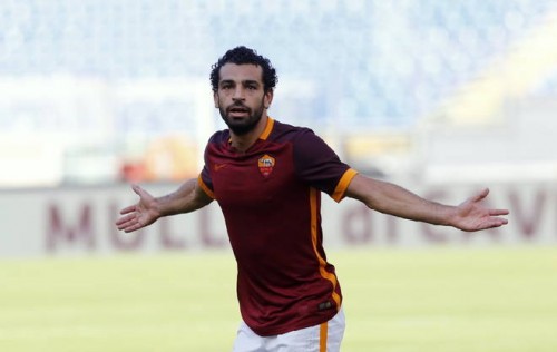 1roma-sassuolo-salah gol esultanza
