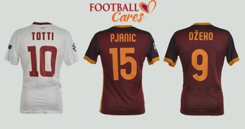 AS Roma maglie Dzeko Pjanic Totti