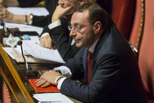 Foto Roberto Monaldo / LaPresse20-01-2015 RomaPoliticaSenato - Legge ElettoraleNella foto Stefano Esposito (pd)Photo Roberto Monaldo / LaPresse20-01-2015 Rome (Italy)Senate - Electoral LawIn the photo Stefano Esposito