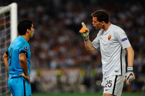 roma-barcellona-suarez szczesny
