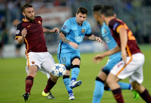 roma-barcellona-messi derossi