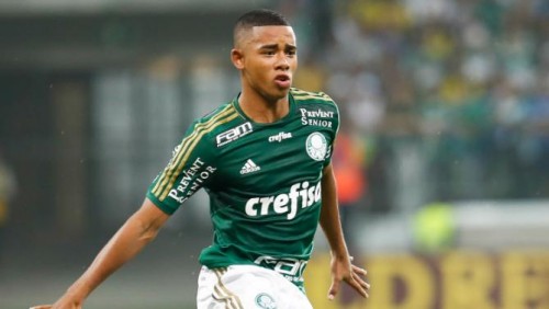 SP - FUTEBOL/CAMPEONATO PAULISTA/PALMEIRAS X BRAGANTINO - ESPORTES - Gabriel Jesus, do Palmeiras, durante a partida contra o Bragantino pelo Campeonato Paulista 2015 no Allianz Parque, zona oeste da capital, neste sábado (07). 07/03/2015 - Foto: MARCELLO ZAMBRANA/AGIF/ESTADÃO CONTEÚDO