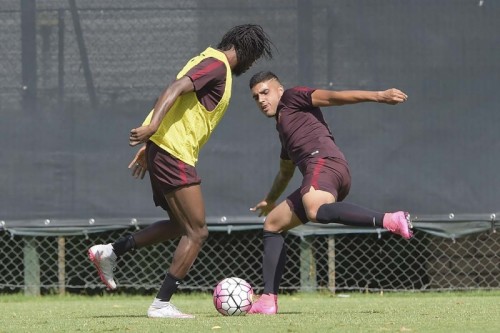 allenamento roma - gervinho emerson