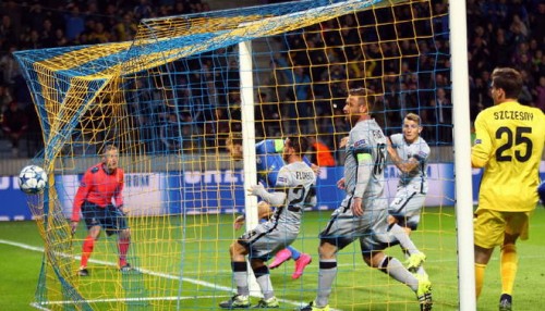 bate-roma-szczesny gol derossi florenzi